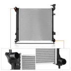 Aluminum Core Cooling Radiator for Hyundai Sonata 1.6L (2015–2018) DPI-13538