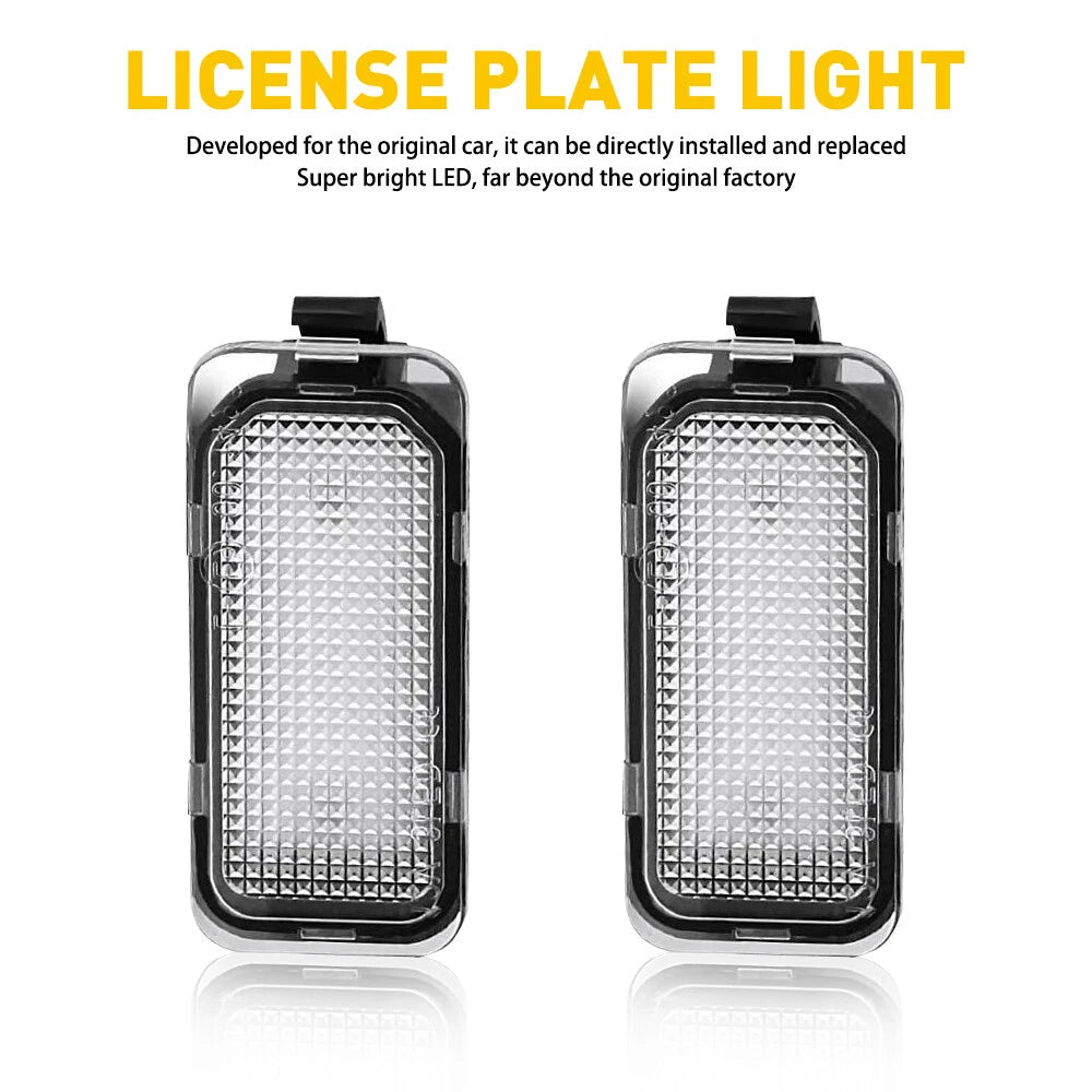 2X LED License Plate Lights for Ford C-Max (2013-2018)