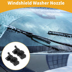 Set of 2 Front Windshield Washer Nozzles for Lexus RX (2010–2015) & LS (2008–2016) Black