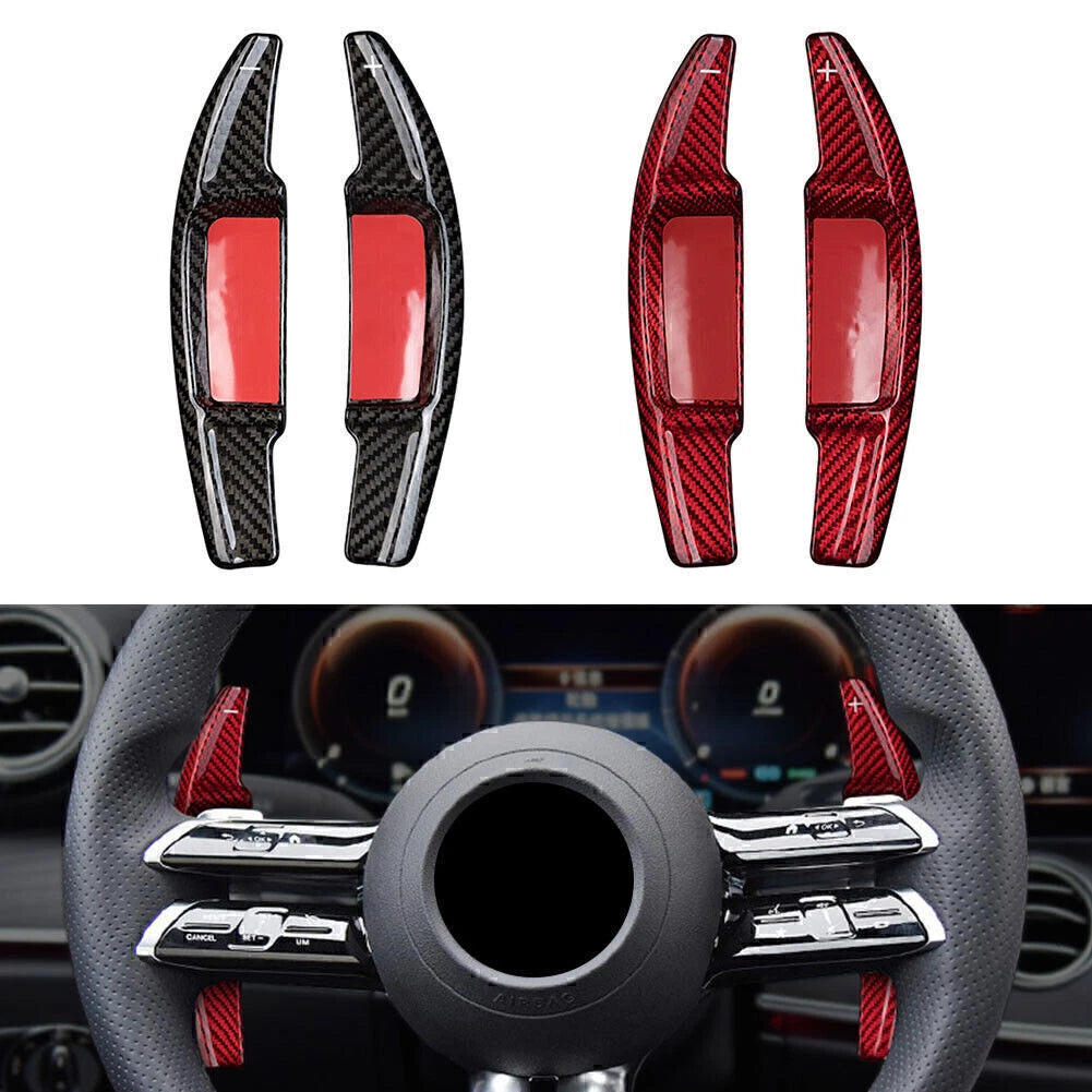Carbon Fiber Steering Wheel Shift Paddle for Mercedes Benz E-Class (2021)