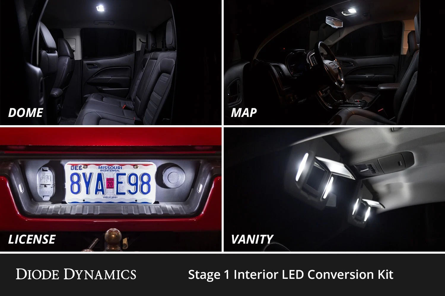 Interior LED Kit Cool White Stage 1 for 2007-2013 Chevy Silverado