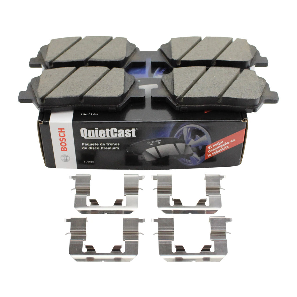 Bosch QuietCast Front Ceramic Brake Pads for Hyundai Azera Santa Fe Kia Sorento (2006–2019)