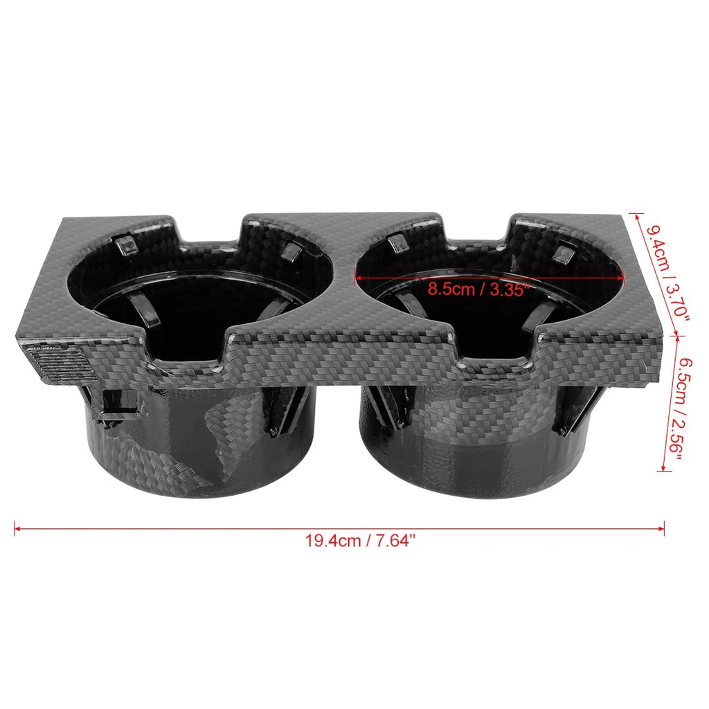 Cup Holder for BMW E46 (1998–2006) 51168217953 Carbon Fiber Pattern