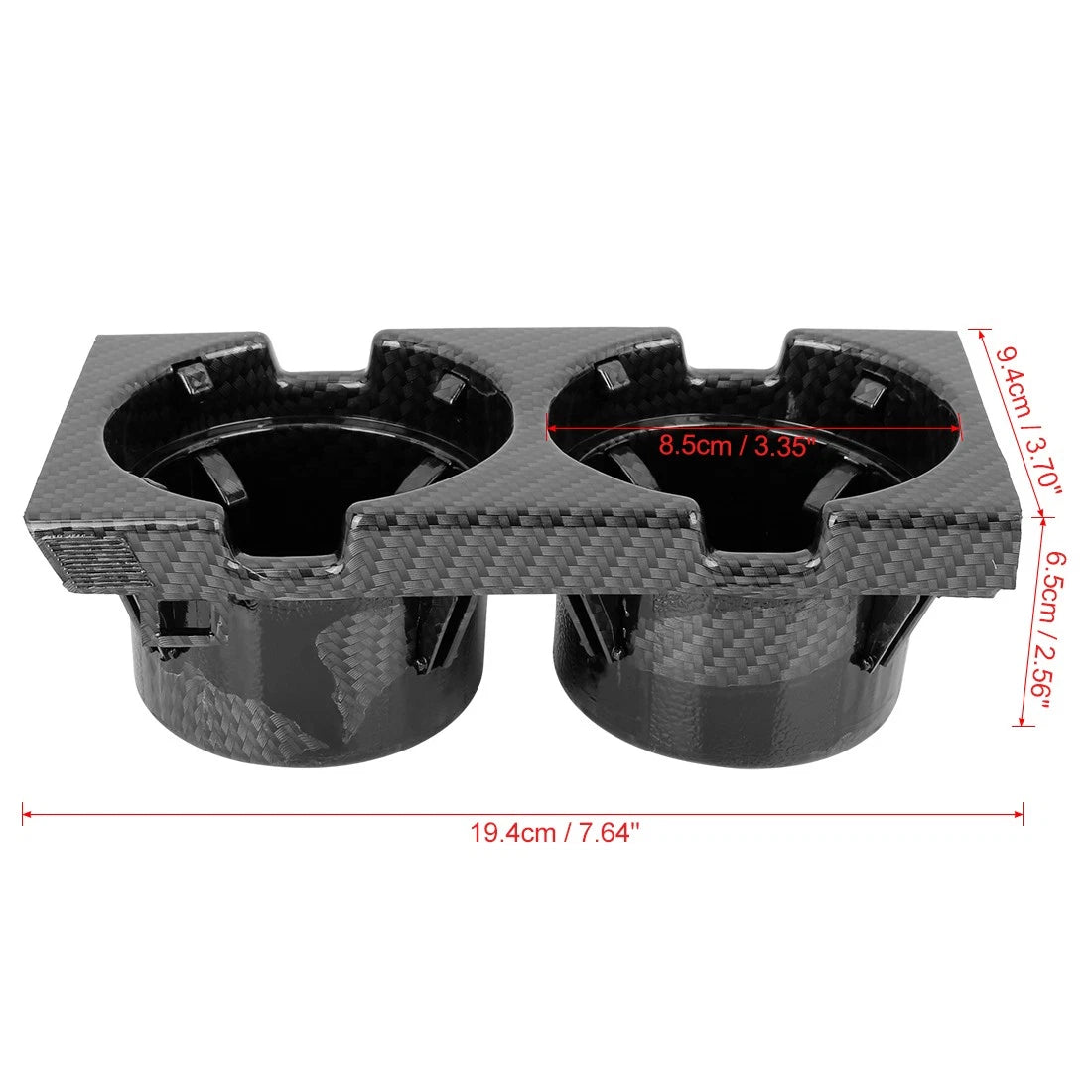 Cup Holder for BMW E46 (1998–2006) 51168217953 Carbon Fiber Pattern