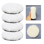 Set of 4 Polishing Buffing Sleeve Pads 5 Inch for Cleaning Surfaces