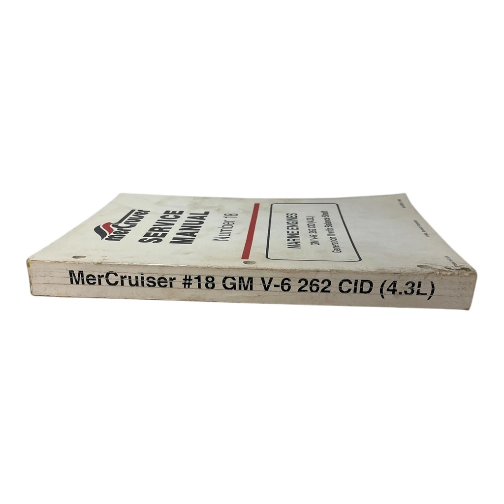 Service Manual #18 for Mercruiser Marine Engines (1992) 90-823226 1292