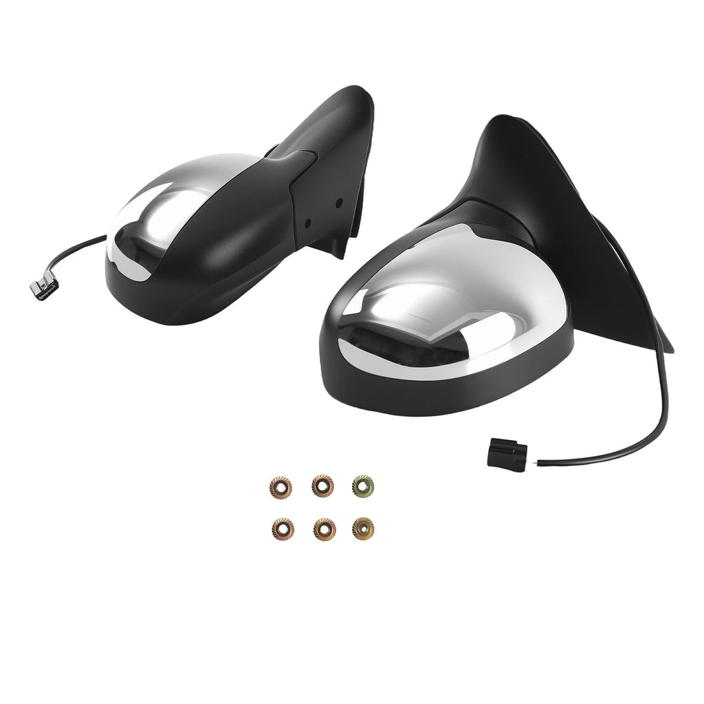 Chrome Power Mirrors for Ford F-150 F-250 XLT Lariat (1998–2002)