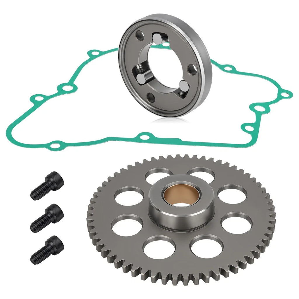One Way Starter Clutch Bearing Gear Gasket for Kawasaki KLF220 250 (1990–2004)