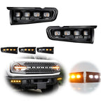 LED DRL Fog Lights with Turn Signal for Ford Bronco Raptor (2021–2023)