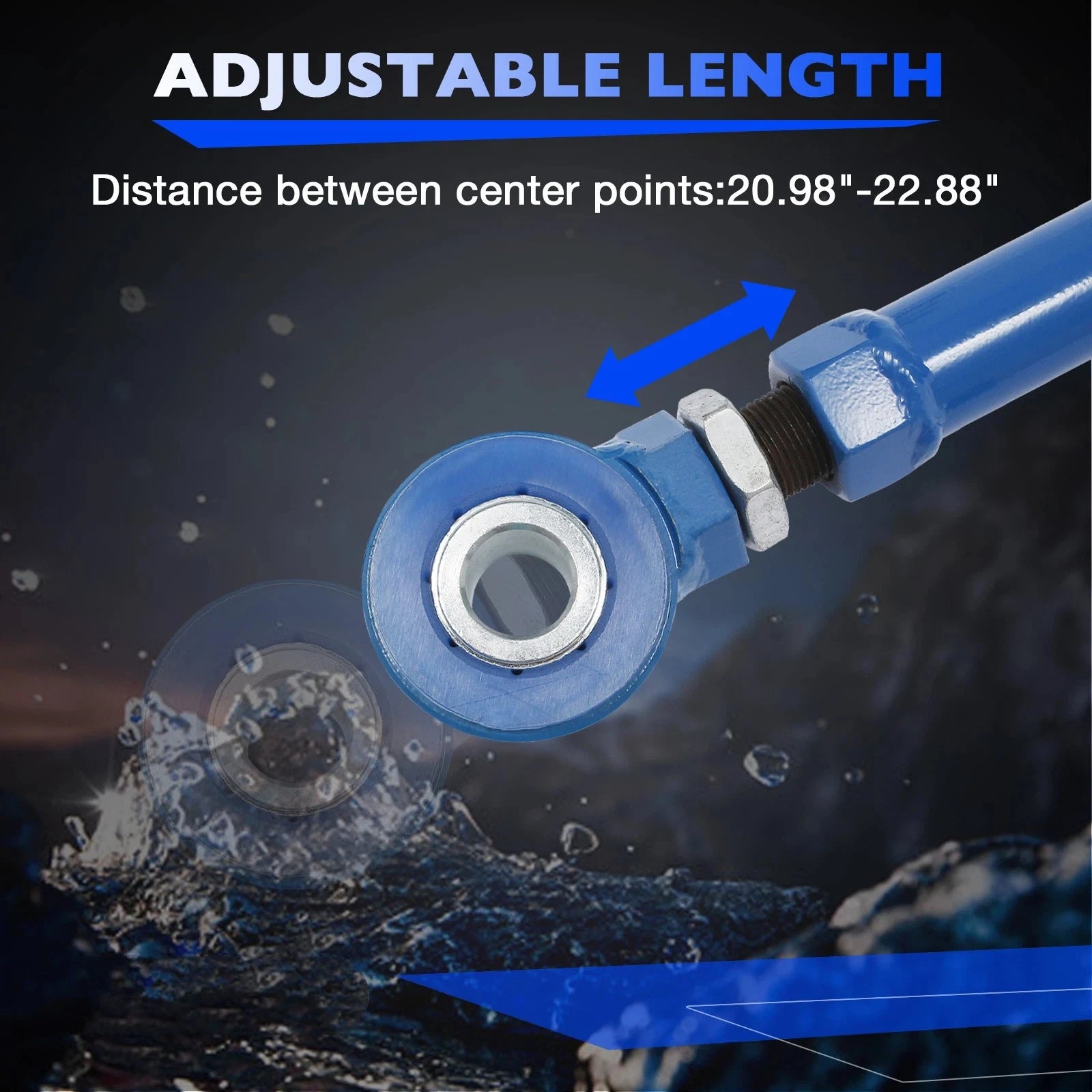 Adjustable Rear Track Bar SS401 for Ford F-53 V8 V10 Kodiak C4500 C5500 (2000–2021)