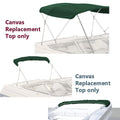 Bimini Top Boat Cover for 3 Bow (72"L x 46"H x 61"-66"W)