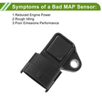 MAP Sensor for Hyundai Santa Fe 3.5 (2001-2006)
