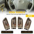 Set of 4 Inside Interior Door Handles for Toyota Sequoia (2001–2007)