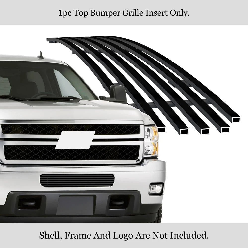 Black Billet Grill Insert for Chevy Silverado 2500/3500 HD (2011-2014)