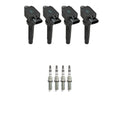 Set of 4 NGK Ignition Coils & Iridium Spark Plugs for Mazda 3, 6, CX-30, CX-5 (2010–2023)