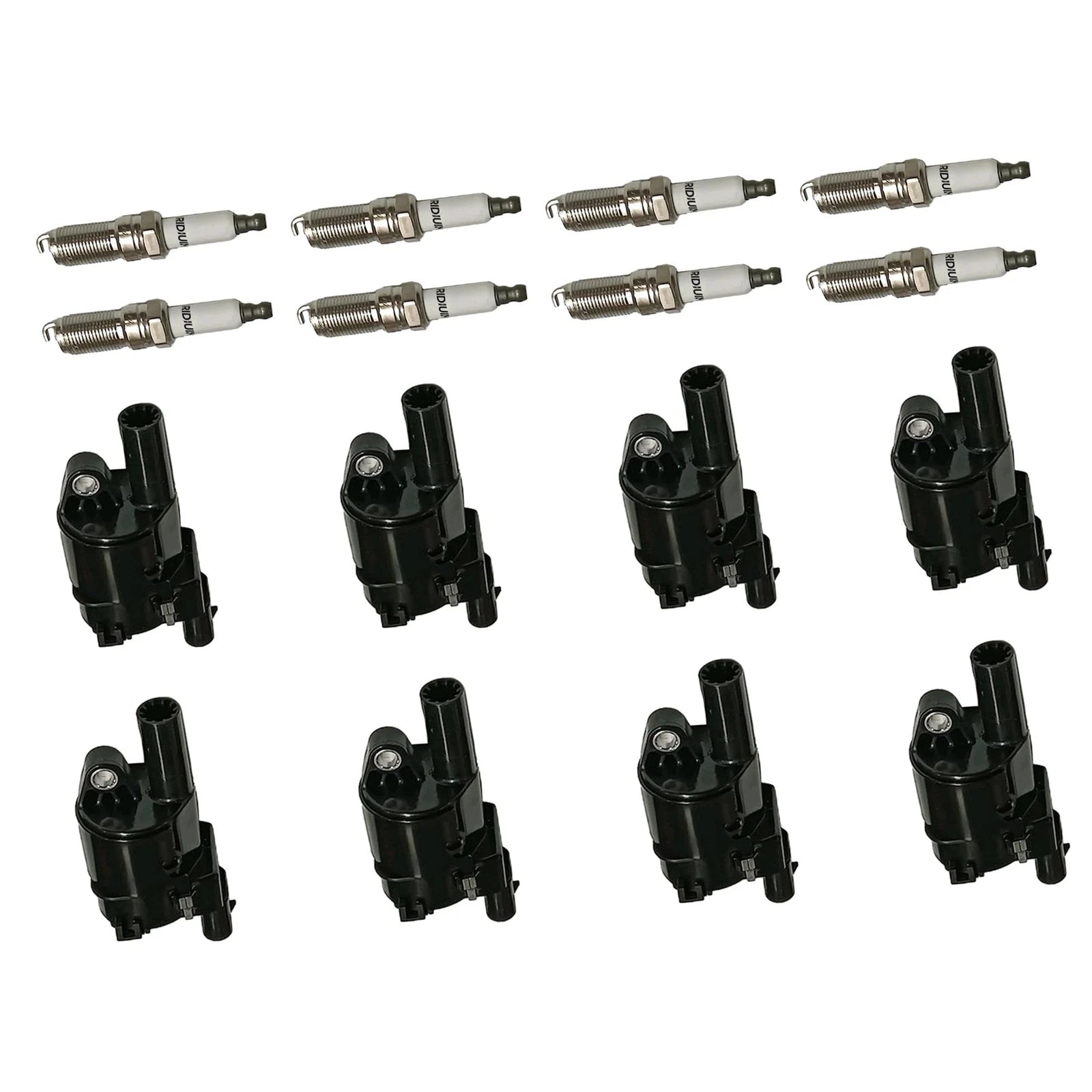 8X Ignition Coil & Spark Plug for Silverado 1500 Tahoe 5.3L (2007-2013)