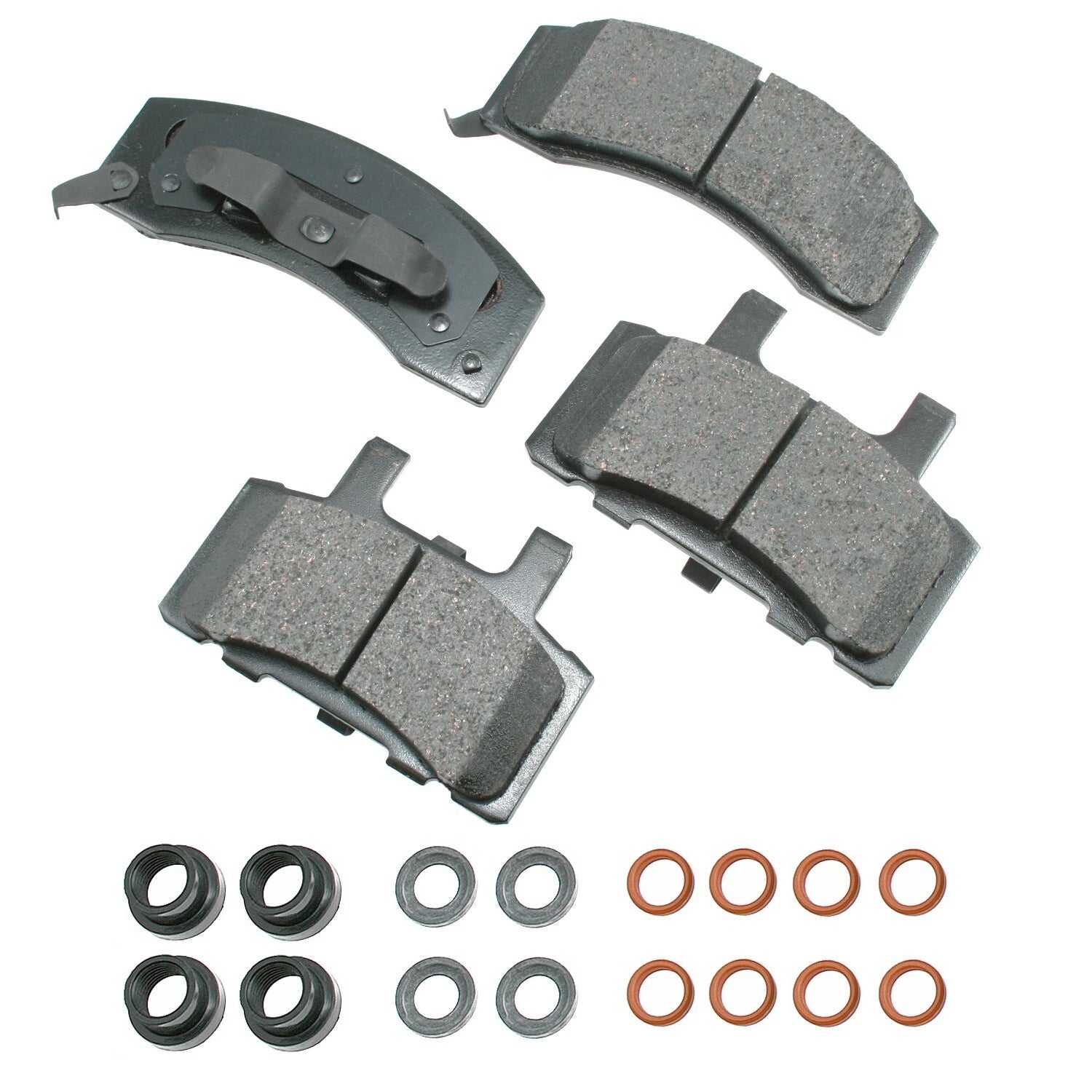 Front Brake Kit with 295mm Disc Rotors & Akebono Pads for Chevrolet GMC (4WD)