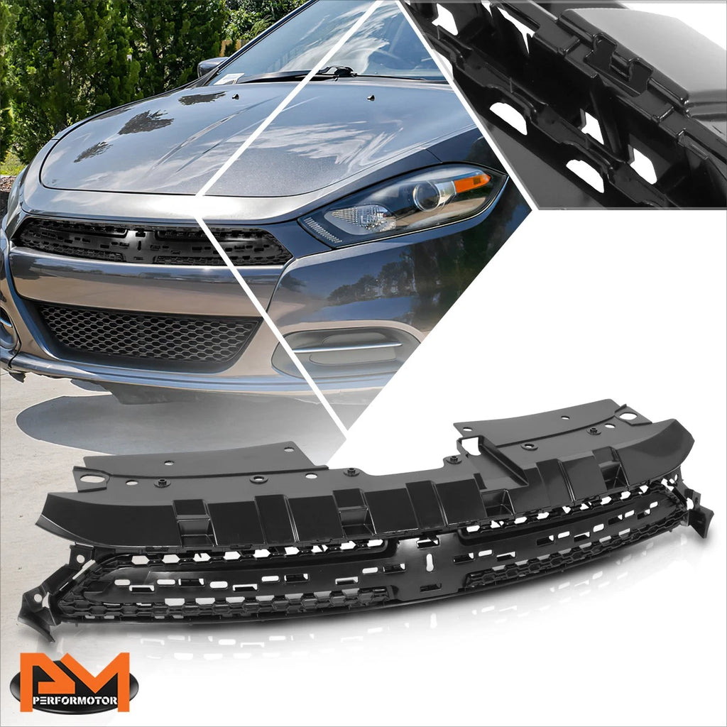 Honeycomb Mesh Upper Bumper Grille Shell for Dodge Dart (2013–2016)
