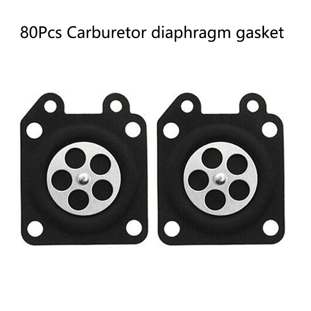 80Pcs Carb Metering Diaphragm Repair for Carburetor (95-526, 95-526-9, 95-526-9-8)
