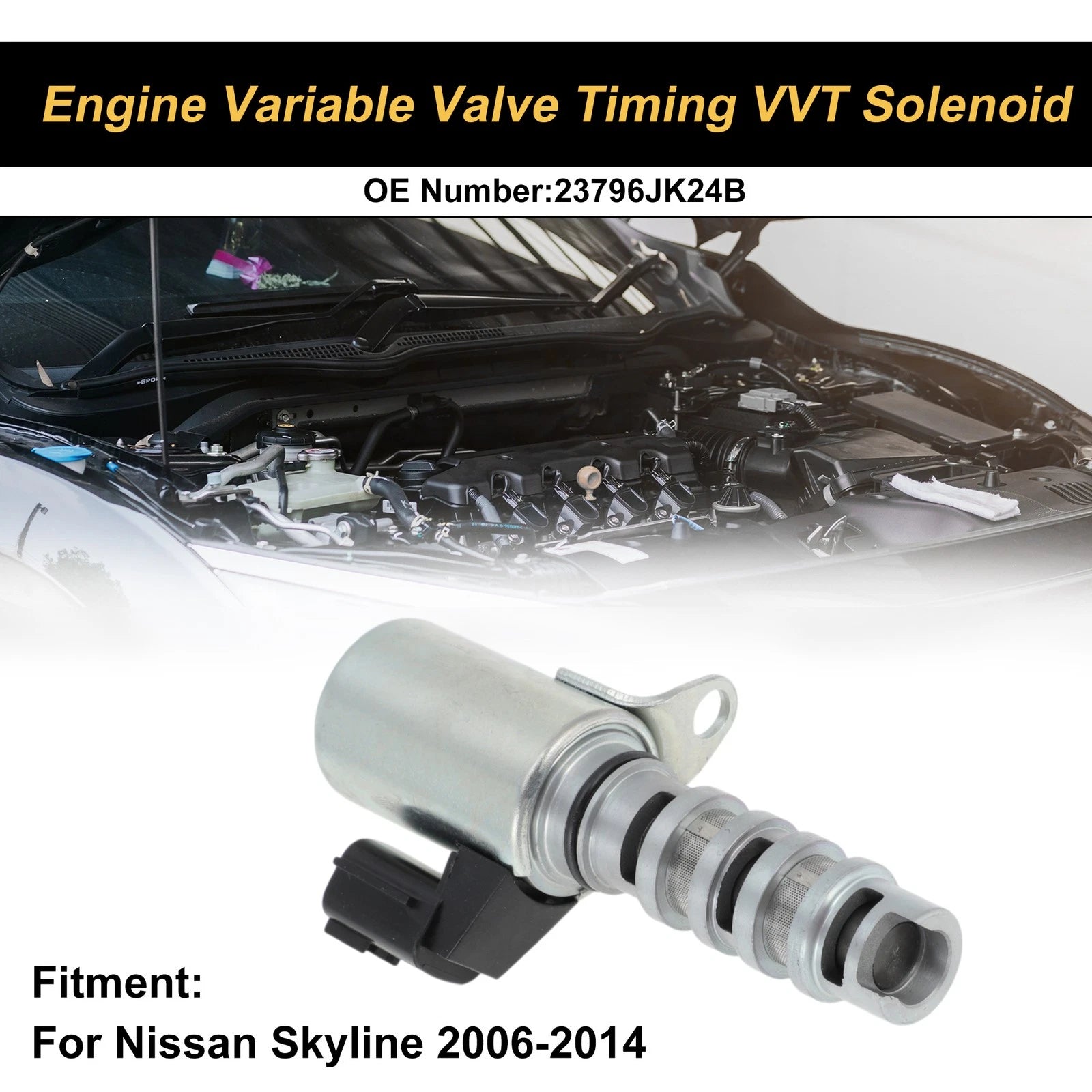 VVT Solenoid for Nissan Skyline (2006–2014) No. 23796JK24B