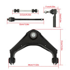 Front Upper Control Arms for Chevy GMC Silverado Sierra 2500 3500 (2001–2019)
