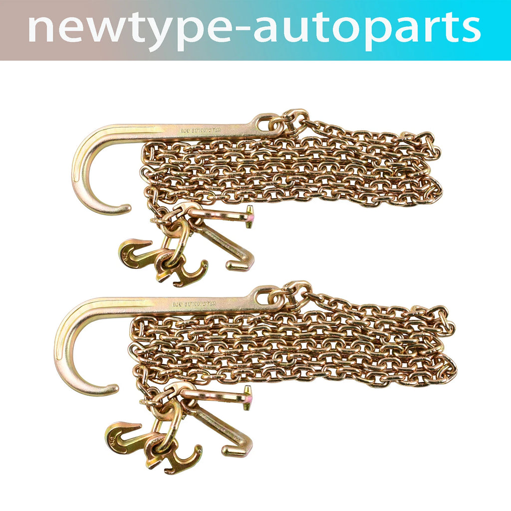 2X 5/16''x10' Transport Tow Chain for G70 (R T J & Grab Hook)