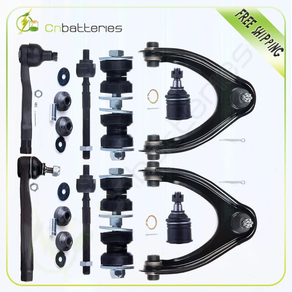Set of 12 Suspension Parts for Honda Civic (1996–2000) Control Arm Ball Joint Tie Rods