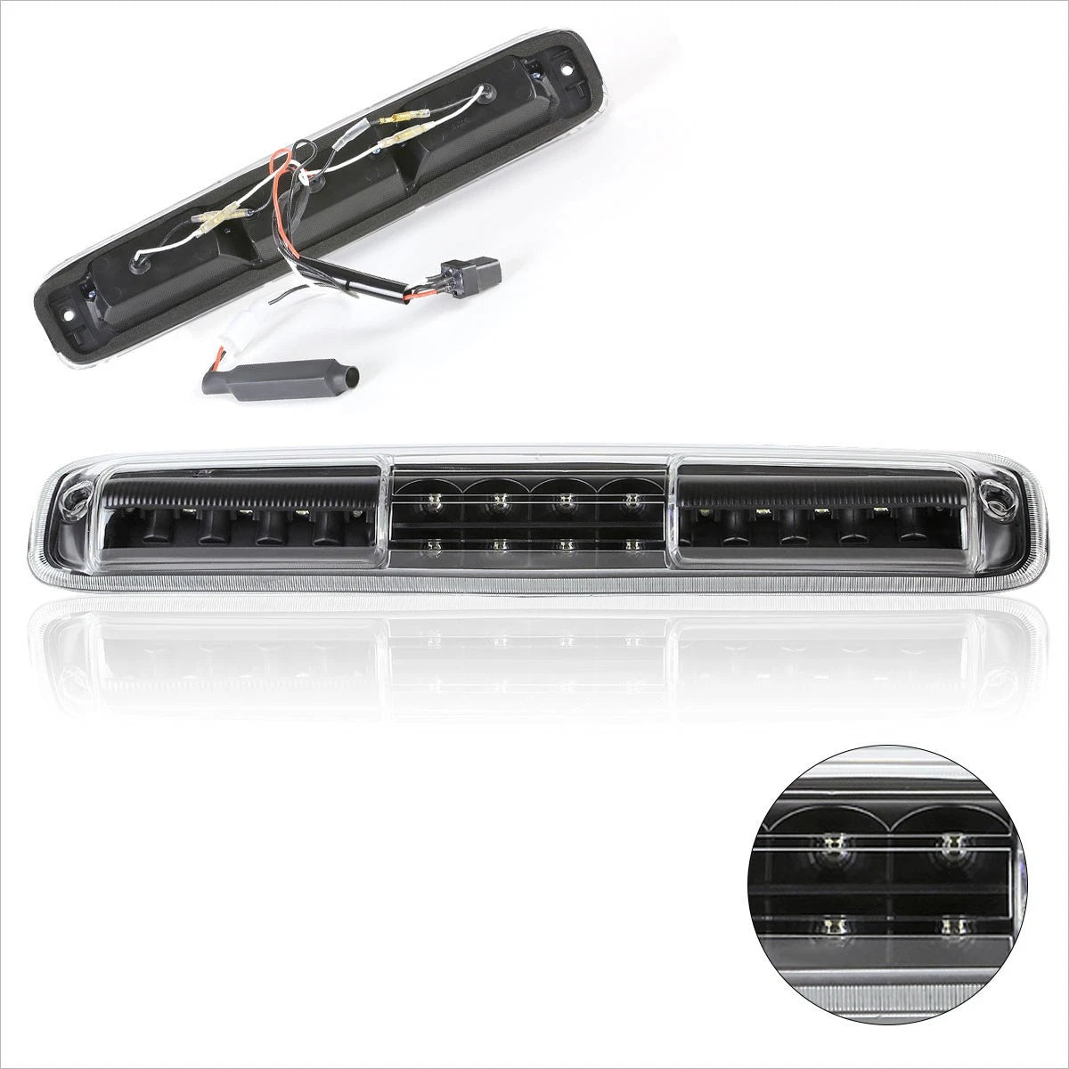 LED Third Brake Light for Jeep Cherokee (1997–2001) Chrome