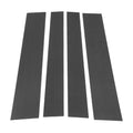 Set of 4 Door Pillar Window Trim for Toyota Sequoia (2008–2014) Carbon Fiber