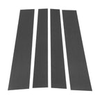 Set of 4 Door Pillar Window Trim for Toyota Sequoia (2008–2014) Carbon Fiber