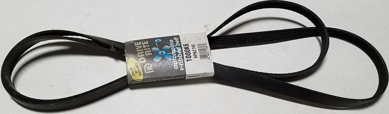 Serpentine Drive Belt 1080K6 for Ford Thunderbird Cougar (1991–1993)