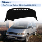 Dash Cover for Toyota Estima 50 Series (2006–2019) Black Set of 1