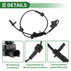 ABS Wheel Speed Sensor No. 57455TVAA03 for Honda Accord (2018–2023)