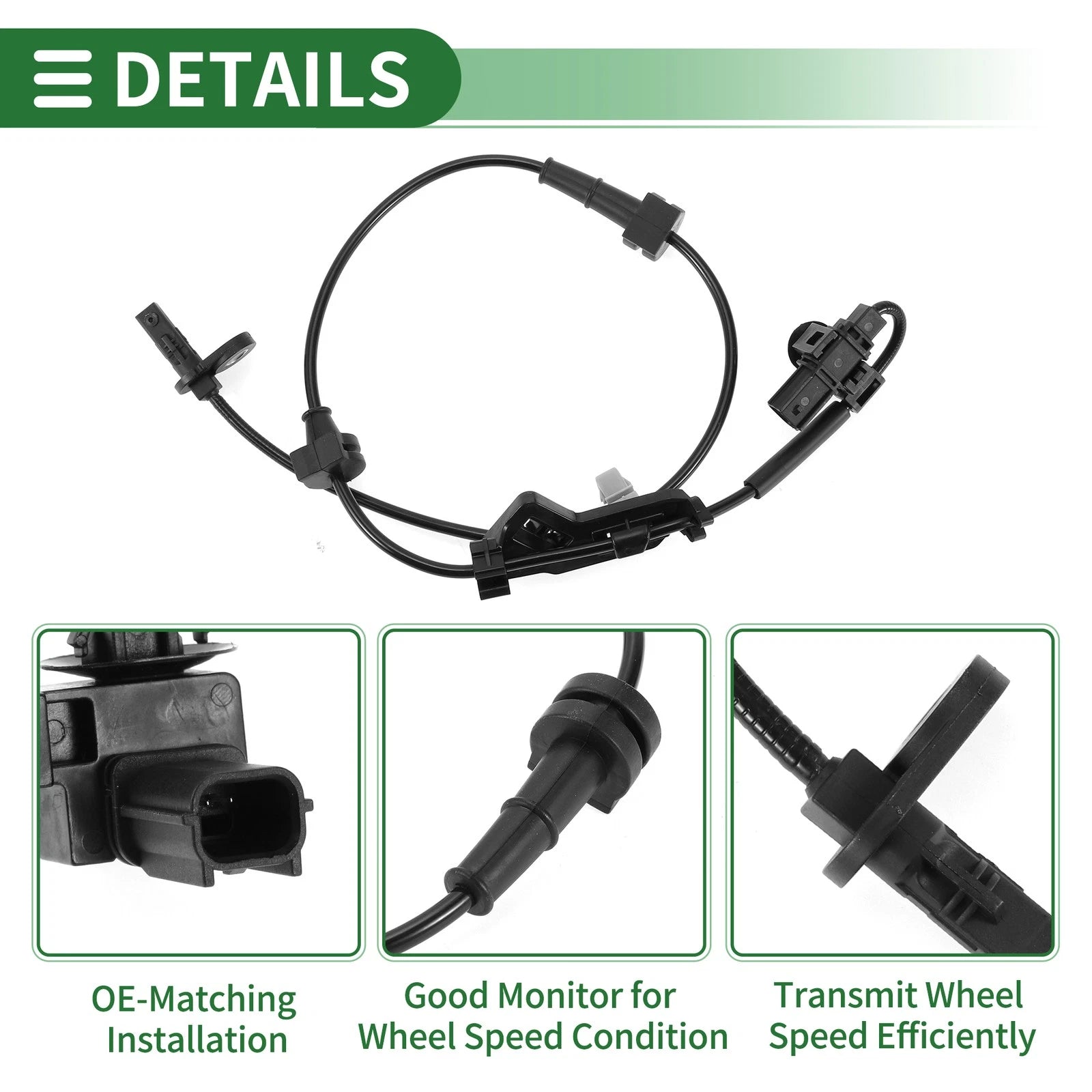 ABS Wheel Speed Sensor No. 57455TVAA03 for Honda Accord (2018–2023)