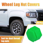 20 Pcs 22mm Wheel Lug Nut Cover for Land Rover Range Rover Sport (2006–2013) Green 724117442804