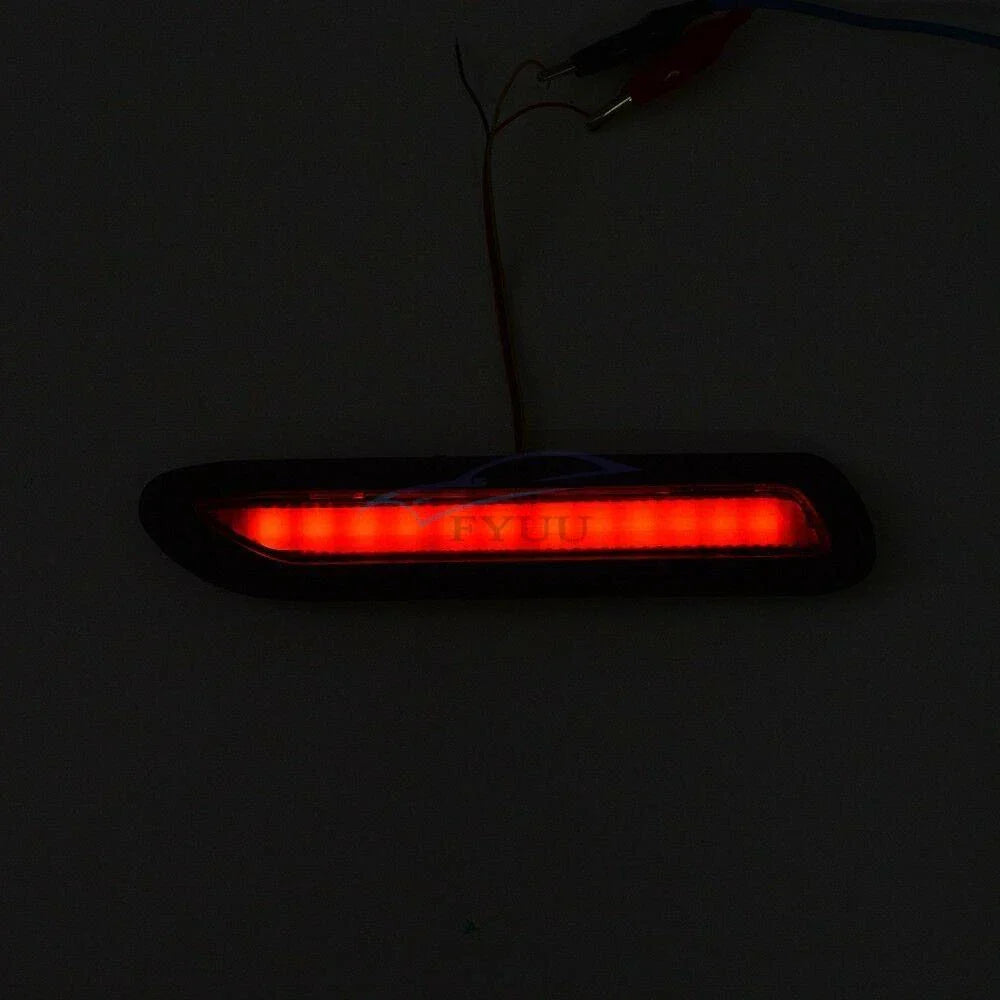 Red LED Rear Bumper Reflectors for Car Taillight Brake Fog Light