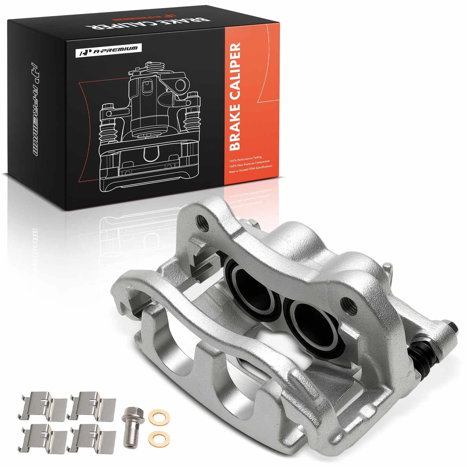 Front Passenger Side Disc Brake Caliper with Bracket for Ford Transit-150 (2015–2023)