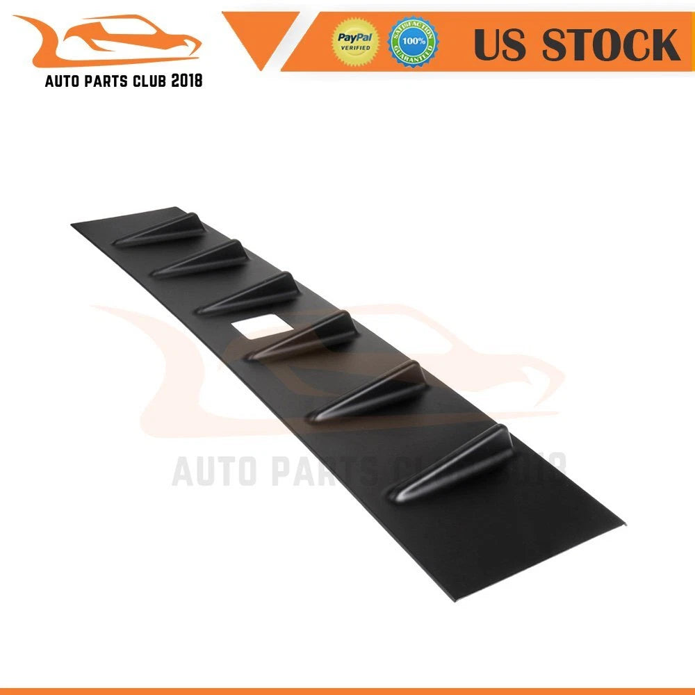 Unpainted Black Roof Shark Fin Wing Spoiler for Mitsubishi Lancer EVO (2008–2016)