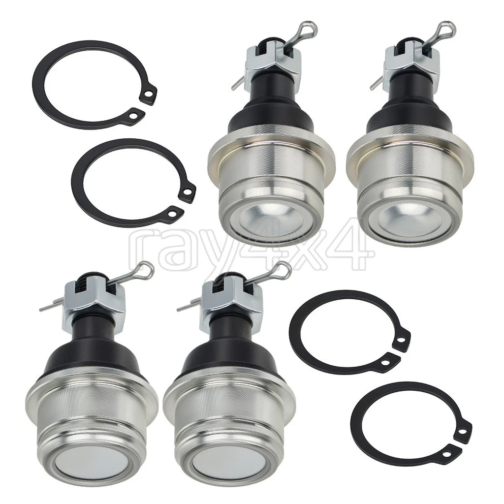 Set of 4 Upper & Lower Ball Joints for Honda Rancher TRX 350 400 420 (2000–2019)