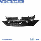 Matte Black ABS Plastic Bumper Grille for Volkswagen Jetta (2019-2020)