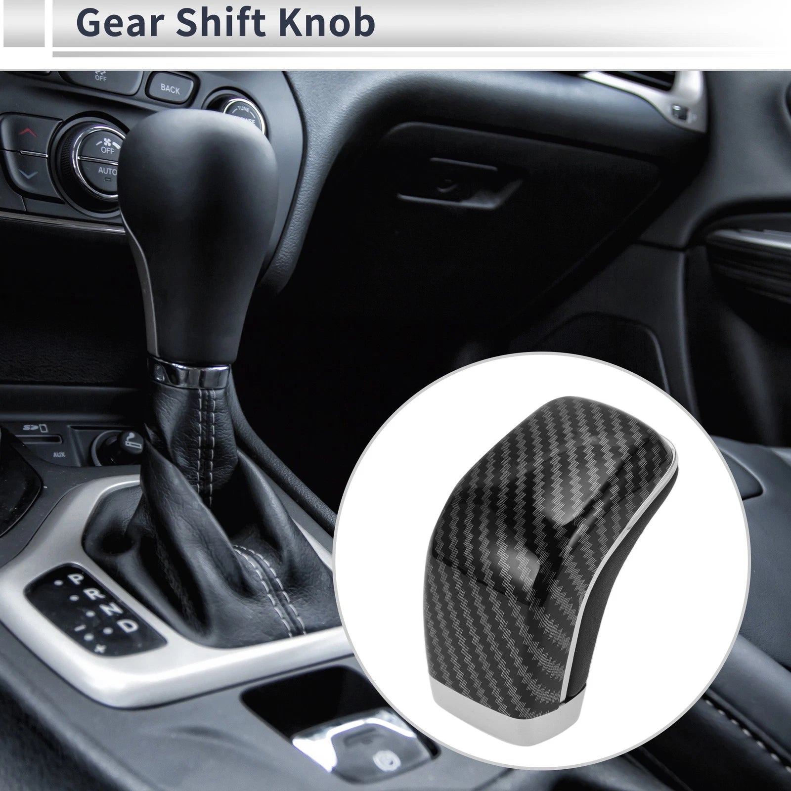 Automatic Gear Shifter Knob for Toyota Mark X Reiz X120 (2004–2009) Plastic Black