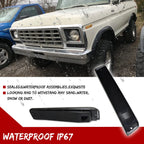 Set of 2 Front Bumper Signal Light Housings for Ford F-150, Bronco (1973–1979)