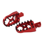 CNC Wide Fat Foot Pegs for Harley Dyna Sportster Fatboy