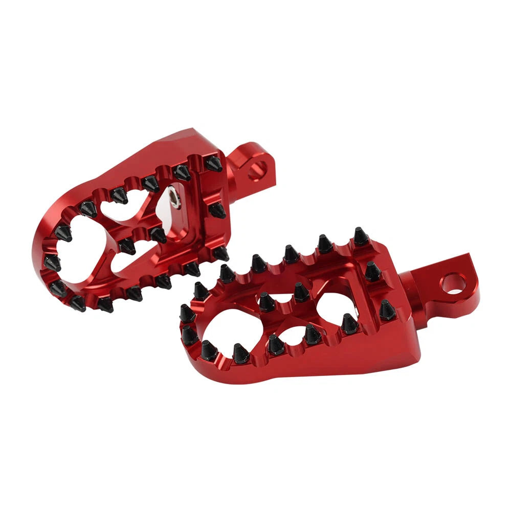 CNC Wide Fat Foot Pegs for Harley Dyna Sportster Fatboy