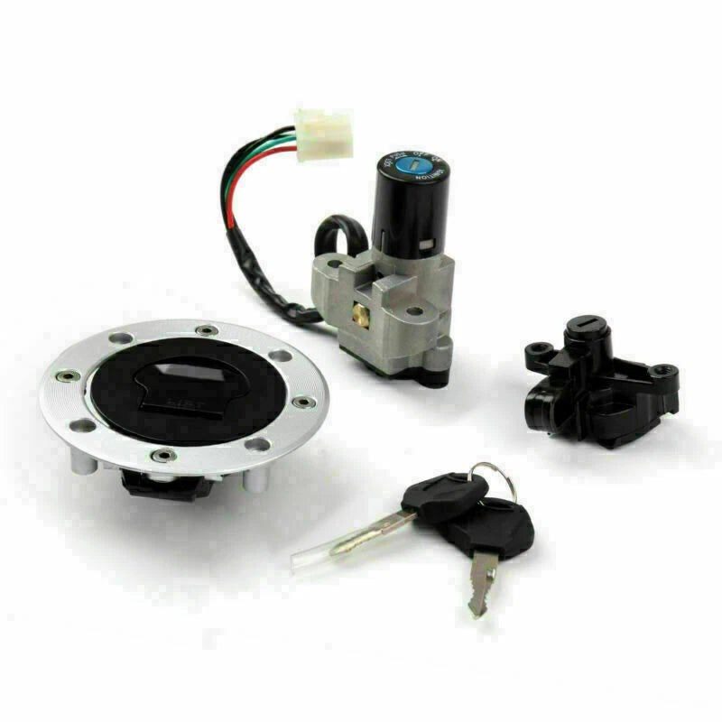 Ignition Switch Lock & Fuel Gas Cap Set for Suzuki GSXR400 (1990–1995) RF900 (1999)
