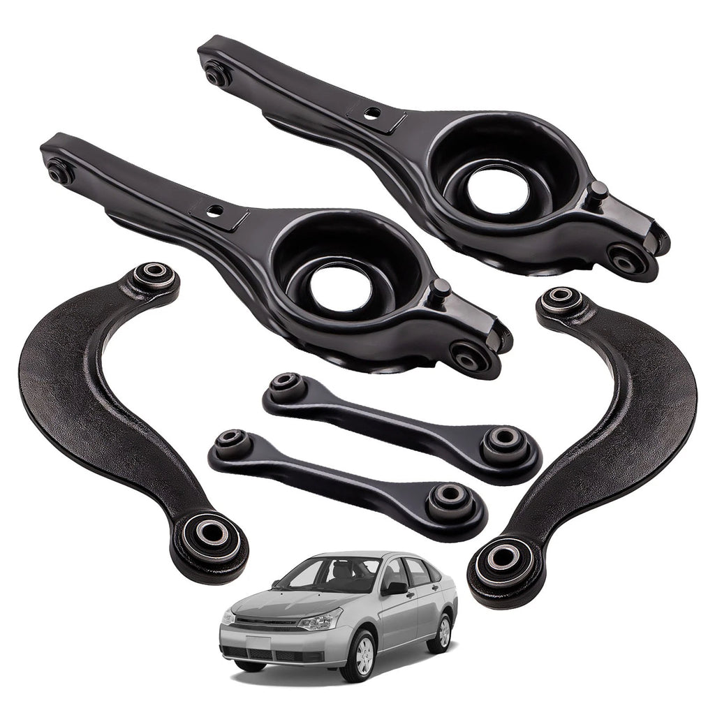 6x Rear Control Arms Set for Ford Focus (2000–2011)
