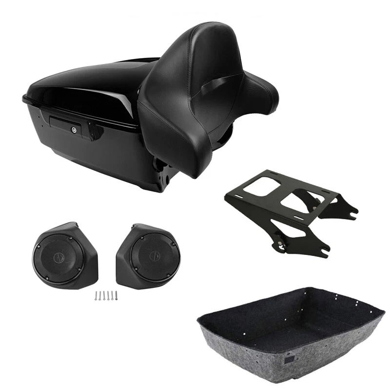 Trunk Mount Rack Speakers for Harley Street Road Glide (2014–2026)