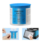 Set of 600 Fiber Optic Dust Cleaning Wipes for Various Applications