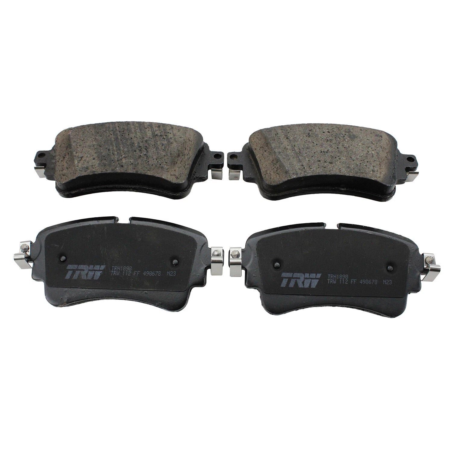 Set of 4 TRW Pro Rear Metallic Brake Pads for Audi A4 A5 A6 A7 RS5 S4 S5 (2010–2020)