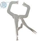 6 Pack Adjustable Locking Pliers 11" with Swivel Pads for Welding
